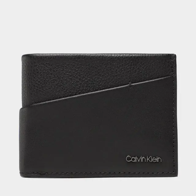 Calvin Klein - Ανδρικό Πορτοφόλι Ck Diagonal Bifold K50K510595-BAX Μαύρο