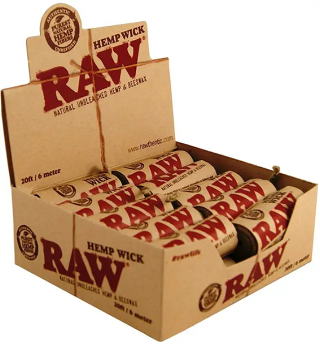 RAW Hemp Wick Φυτίλι - 6 Μέτρα 2