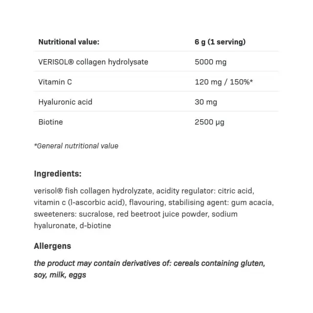 ALLNUTRITION Collarose Fish Raspberry - Wild Strawberry, 300 g 2