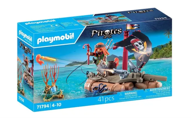 Playmobil Pirates Πειρατική σχεδία με κανόνια / 71794 (Playmobil)