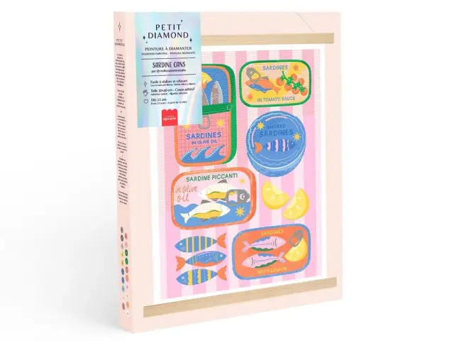 Petite Epicerie Σετ Ζωγραφικής με Διαμάντια - Sardine Cans / 352016 (La Petite Epicerie)