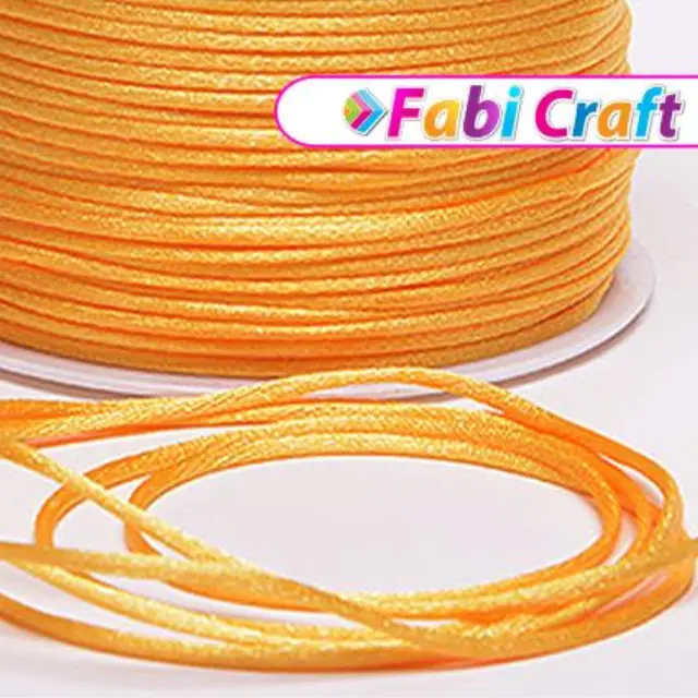 Κορδόνι Ποντικοουρά Fabi Σατέν 2mm x 50y Πορτοκαλί