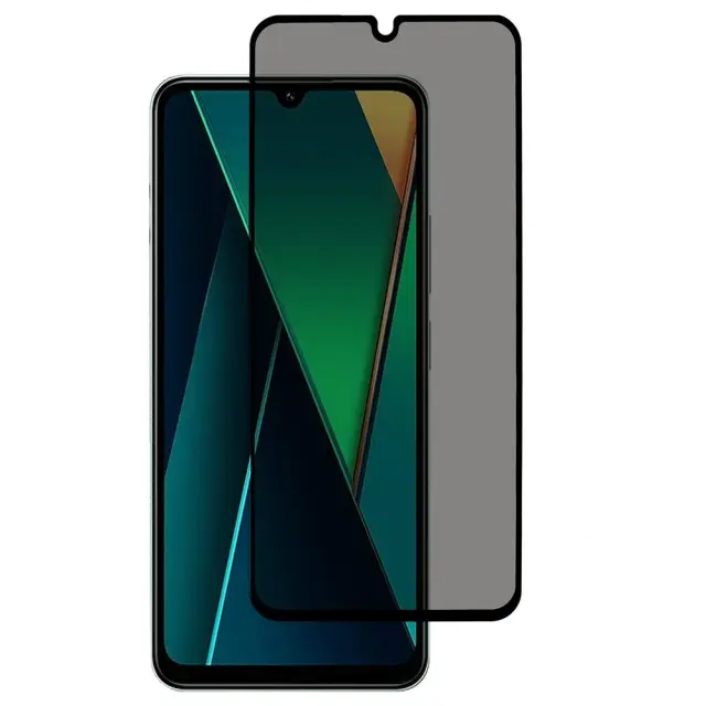 Privacy Full Cover Tempered Glass για Xiaomi Redmi 14C 4G/Poco C75 4G/Redmi A4- Black OEM