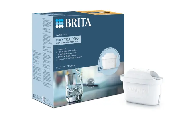 BRITA Ανταλλακτικά Φίλτρα Κανάτας Νερού 12τεμ. MAXTRA PRO PURE PERFORMANCE