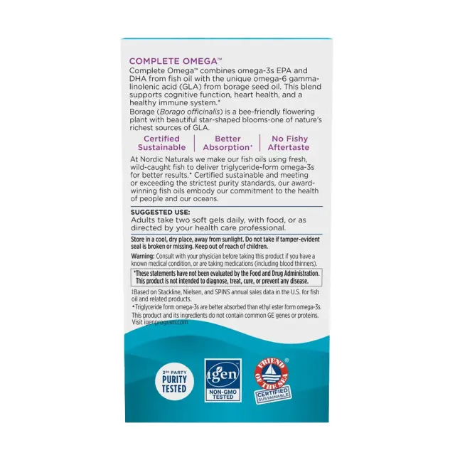 Nordic Naturals Complete Omega 3