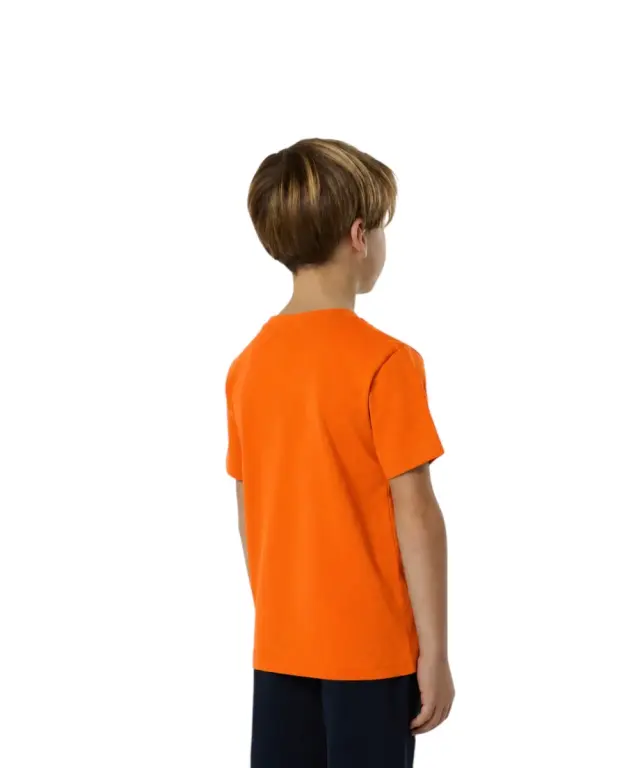 North Sails - Παιδικό Κοντομάνικο Μπλουζάκι T-Shirt Logo Patch 795226-000-0719 Πορτοκαλί 3