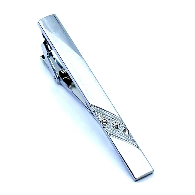 Ασημί Κλιπ Γραβάτας 6 cm – LGTC-T13/12 3