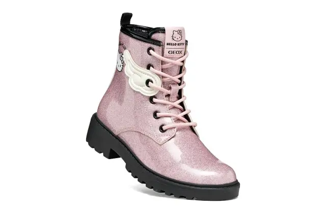 Παιδικό Παπούτσι για Κορίτσι Geox J Casey Girl x Hello Kitty (Μεγέθη 28-36) ΡΟΖ 3