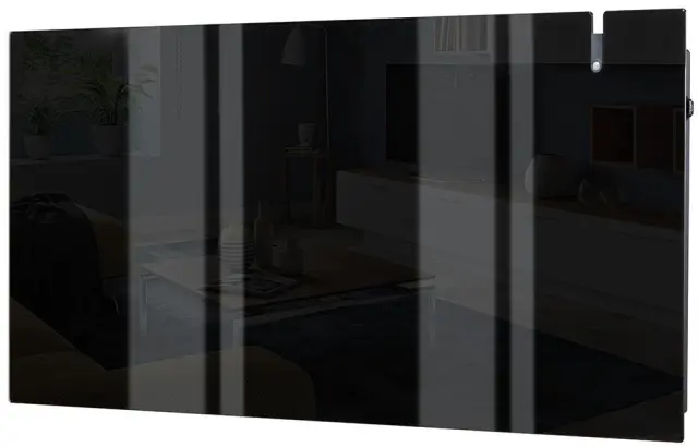 Radialight Aetherea 1500 Watt Μαύρο - Ψηφιακός Θερμοπομπός Διπλής Λειτουργίας με Γυάλινη Πρόσοψη 2