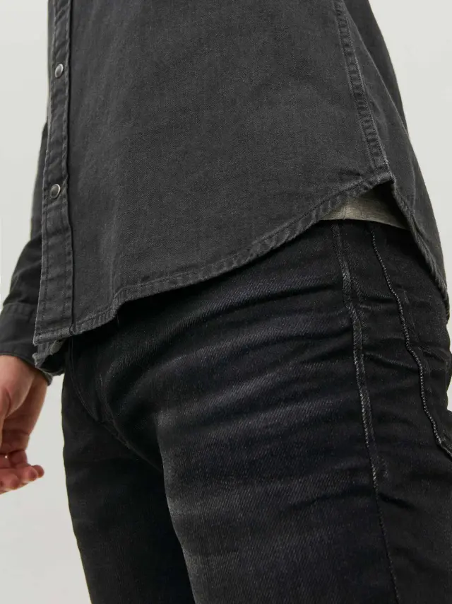 JJESHERIDAN SHIRT L/S NOOS Black Denim 3
