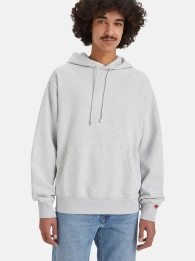 THE AUTHENTIC HOODIE LIGHT GRA Grey