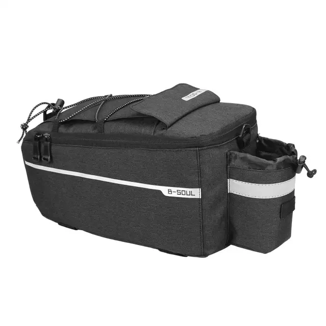 Hurtel WYA26Y0S Thermal Bike Pannier Bag with Shoulder Strap Black 2