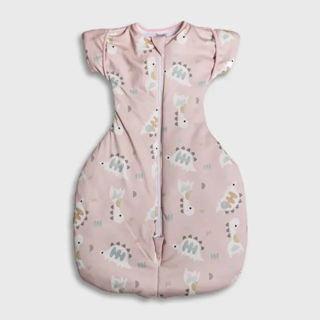Tender Swaddle Arms Up Υπνόσακος Μετάβασης Χειμερινός 2.5 Tog Dino Pink 2