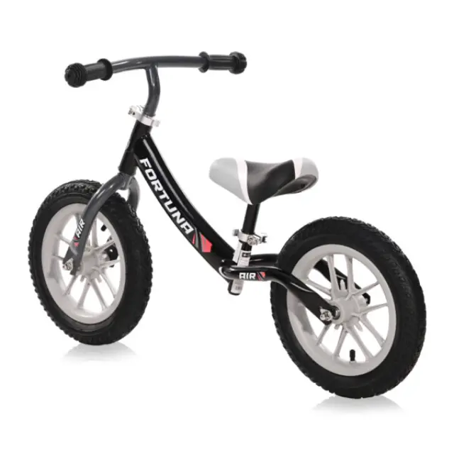 Lorelli Ποδήλατο Ισορροπίας Fortuna Air Tyres Grey & Black 10410080001 2