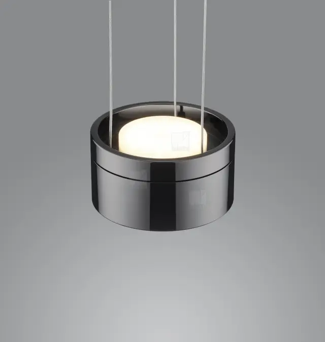 ROMO Κρεμαστό Φωτιστικό LED Black Chrome Direct/Indirect IP20 Μαύρο 2