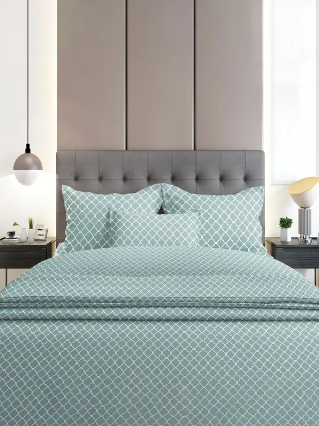 Σετ Σεντόνια Flannel 530 Aqua Μονό με λάστιχο(105x205+30) Sunshine