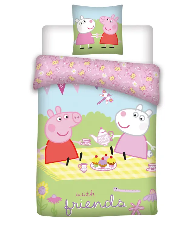 Bed Linen - Junior Size 100 x 140 cm - Peppa Pig (1000881) - Baby and Children
