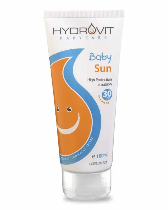 HYDROVIT Baby Sun Emulsion SPF30 100ml - Παιδικό Αντιηλιακό Γαλάκτωμα Για Πρόσωπο & Σώμα
