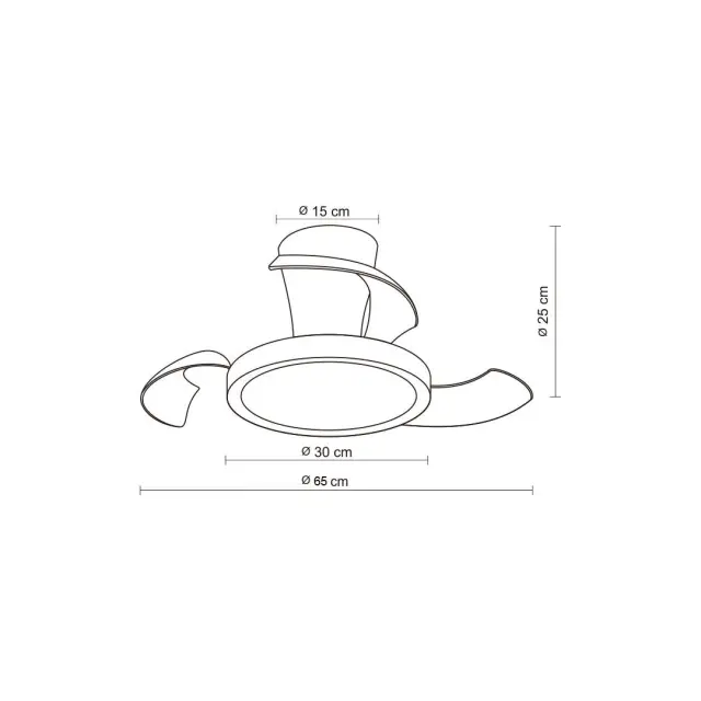 Ανεμιστήρας Οροφής PRCF-80684 Kids Series DC 26'' 65εκ. Με Τηλεχειριστήριο 1 Φως LED 3Φ ΡΟΖ PRIMO 3