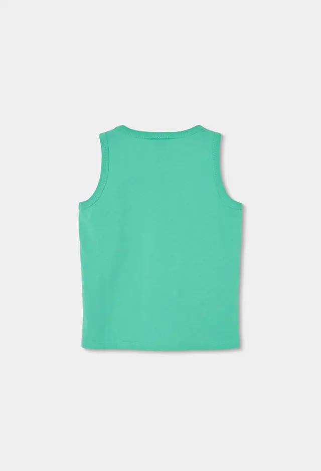 Boboli Knit t-shirt sleevless για αγόρι 543170-4608 2