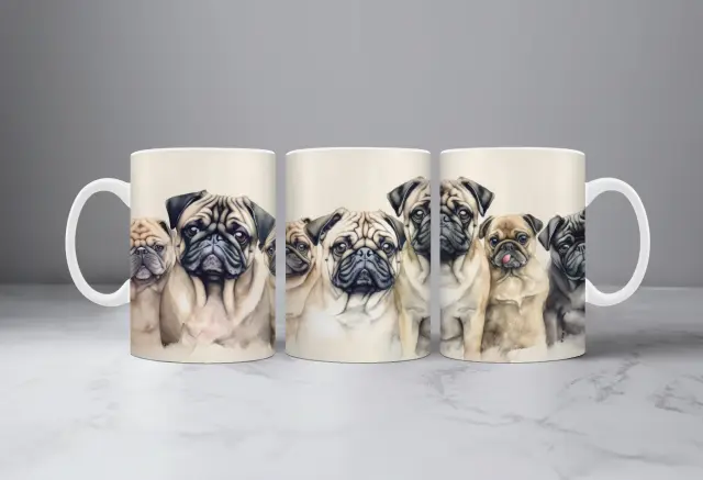 Κούπα dogs 1Κούπα κεραμική 330ml λευκη με συσκευασία δώρου " (DOGS 09)