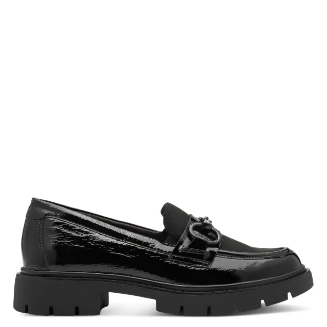 Γυναικεία Ανατομικά Δερμάτινα Μοκασίνια Tamaris Comfort 8-84315-43 098 Μαύρο Μαύρο - 39