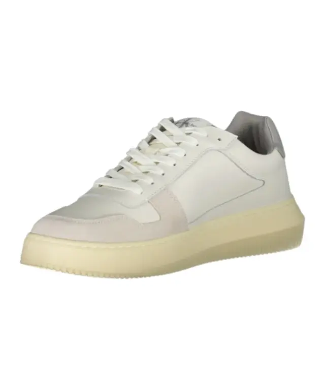 Calvin Klein - Cupsole Lth Ανδρικά Chunky Sneakers YM0YM00897-01W Κόκκινο 3