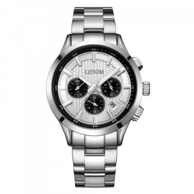 Le Dom Horizon, Men's Watch, Silver Stainless Steel Bracelet LD.1499-4
