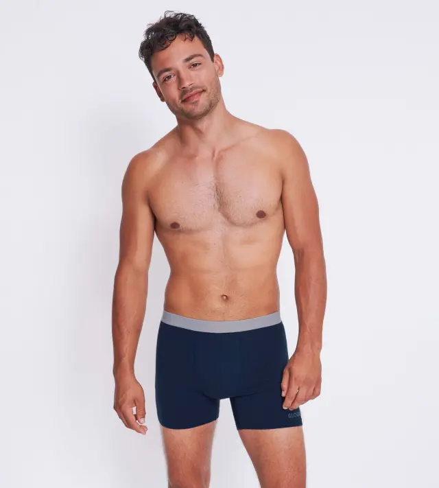 Sloggi Men Μποξεράκια Ανδρικά Go ABC 2.0 Short Μπλε 2-Pack 3