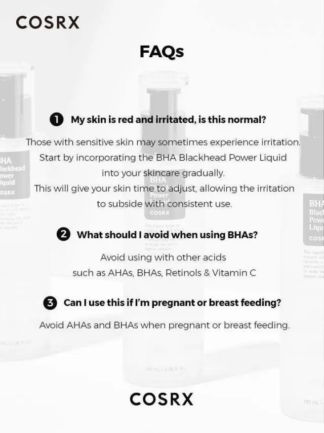 COSRX BHA Blackhead Power Liquid με BHA για Μαύρα Στίγματα + Πόρους 100ml 3