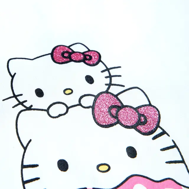 Μπλούζα Hello Kitty με glitter λεπτομέρειες 3