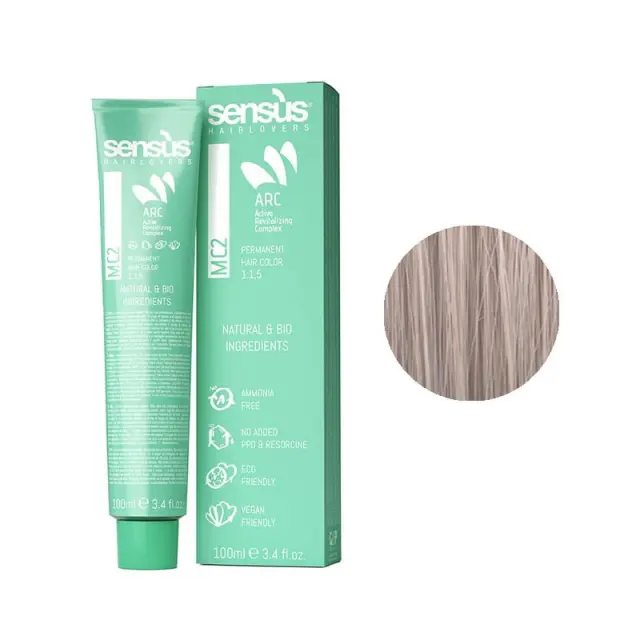 Sensus MC2 Permanent Hair Color 9.71 Very Light Purple Blonde 100ml - (χωρίς αμμωνία πολύ ανοιχτό ξανθό βιολέ)