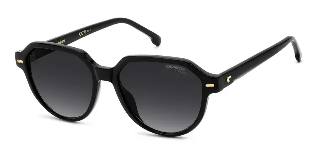 Carrera Unisex Γυαλιά Ηλίου με Μαύρο Κοκκάλινο Σκελετό και Μαύρο Ντεγκραντέ Φακό 3068/S 807/9O