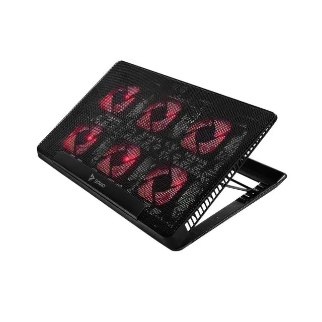 Laptop cooling pad, 6 backlit fans, 2000 RPM, SAVIO COS-01