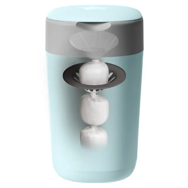 Tommee Tippee Twist and Click Κάδος Απόρριψης Πάνας με Κασέτα Cloud Blue 2
