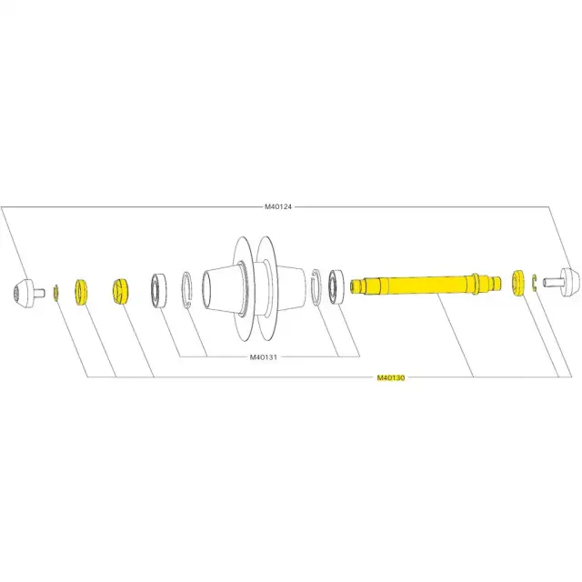 ΑΞΟΝΑΣ ΤΡΟΧΟΥ MAVIC IO 700+650