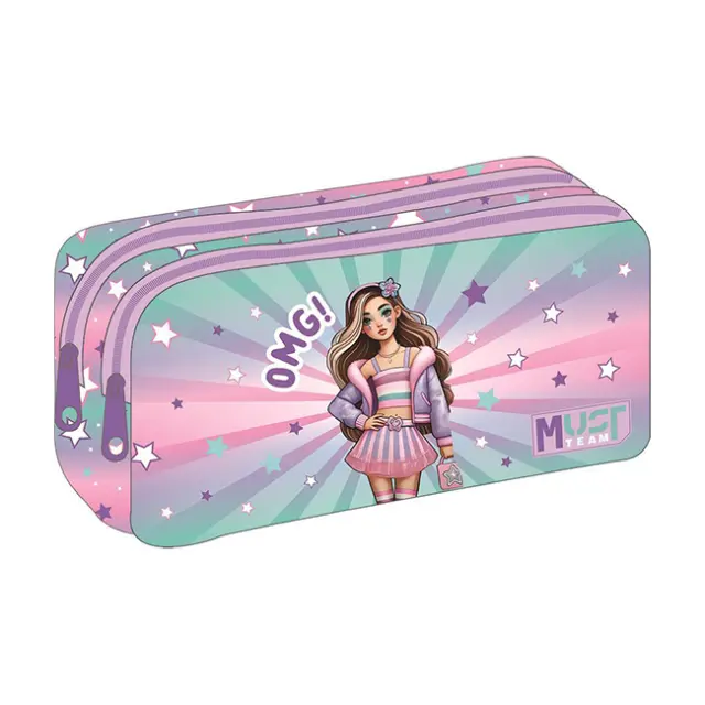Must Κασετίνα Βαρελάκι 2 θήκες Fashion Girl (000587228)