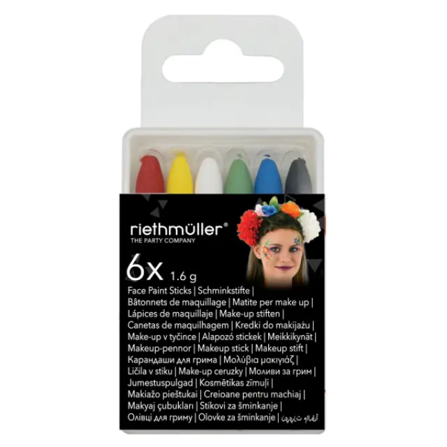 6 Make Up Sticks Halloween