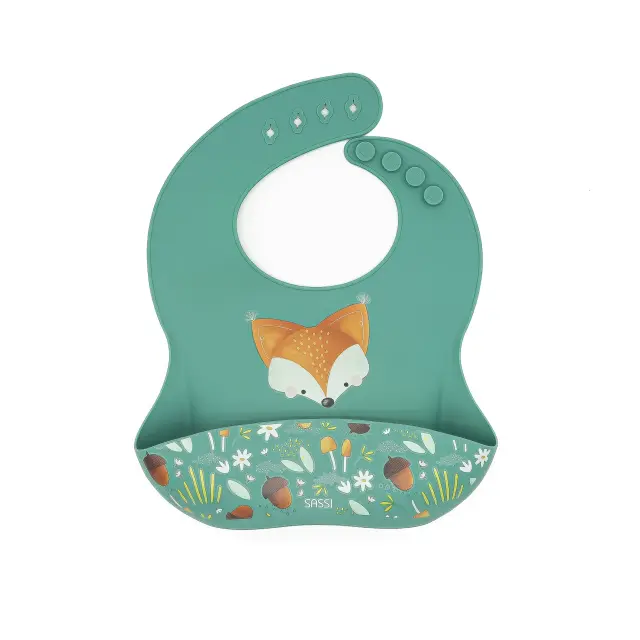Sassi Σαλιάρα Σιλικόνης Crunchy The Fox