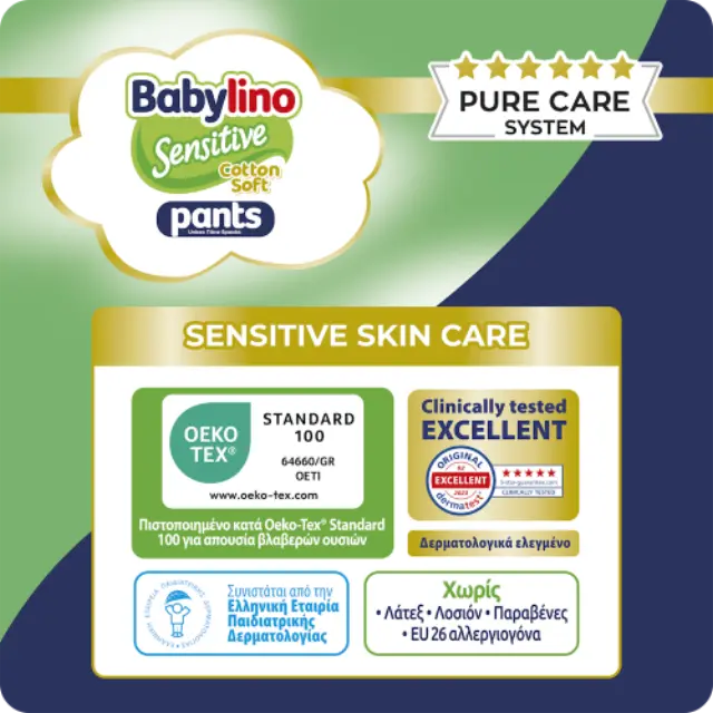 Πάνες Babylino Pants Unisex Economy No8 (20+kg) 26τεμ 2