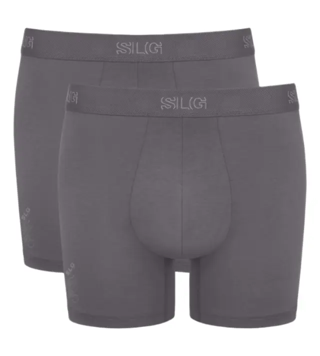 Sloggi Ανδρικό Boxer SLG Base Short - Διπλό Πακέτο, Χρώμα Shiver