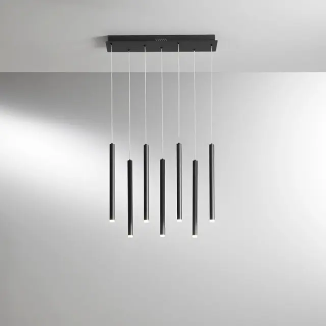 PYPE φωτιστικό κρεμαστό Μαύρο PYPE-SQ7