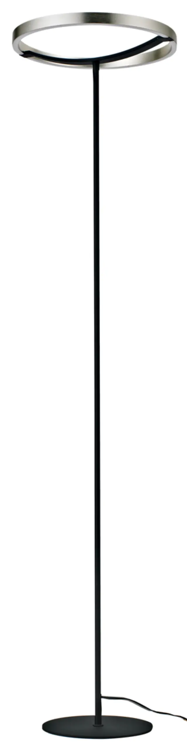 POWERTECH LED φωτιστικό δαπέδου HLL-0204, 42W, 4000K, Φ38x157cm, ασημί/μαύρο