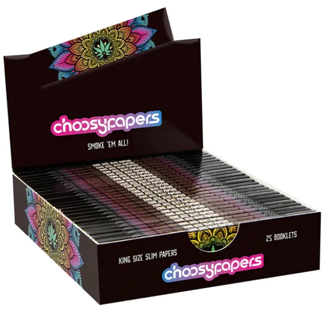 Choosypapers Χαρτάκια King Size Slim 32φ. - Mandala 3