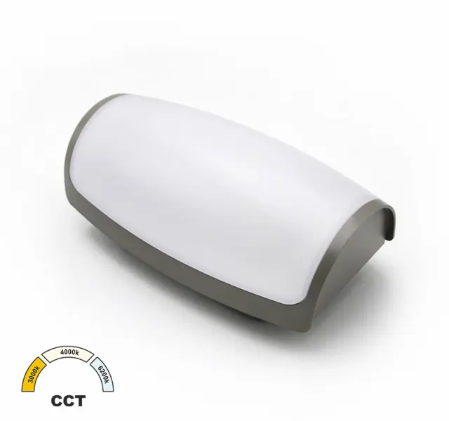 LED ΑΠΛΙΚΑ PC 12W CCT IP65 ΓΚΡΙ