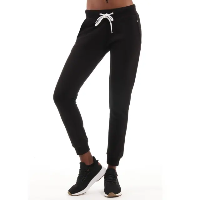 Magnetic North Rib Cuffed Pants (50021-Black) - Μαύρο