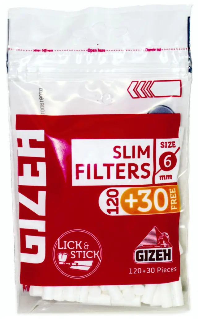 Gizeh Φιλτράκια Slim σε Σακουλάκι - 6mm
