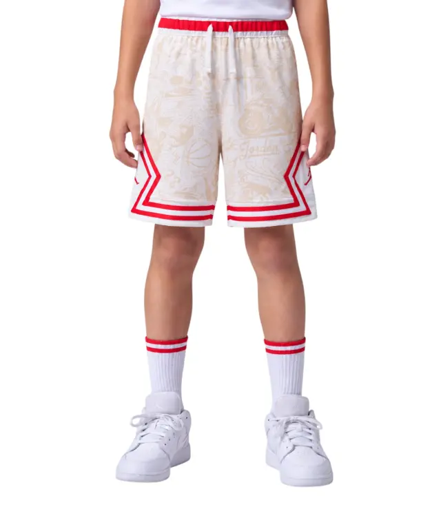 Jordan - Αθλητικό Παιδικό Σορτς Diamond JDB MJ 95D429-W39 Λευκό 3