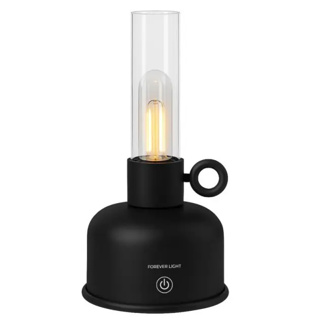 Φωτιστικό LED Forever Light FLR-02 Vintage Petroleum Μαύρο N70789