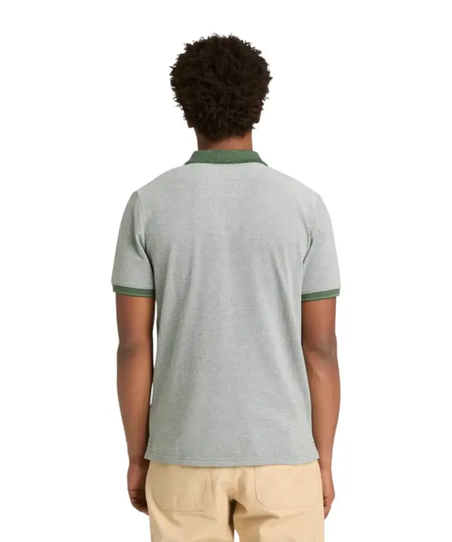 Timberland - Ανδρικό T-shirt Polo Oyster River Oxford Regular Fit TB0A2EC2-A6X Πράσινο - S 3